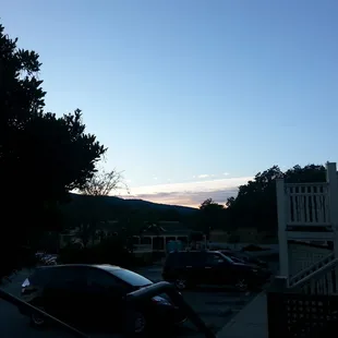 outside