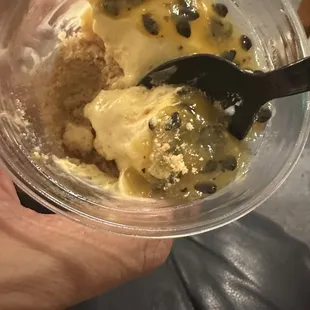 Passion fruit cheese cake