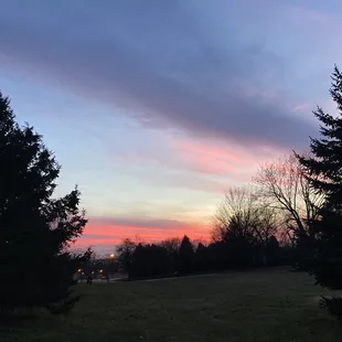 At sunset