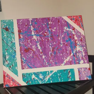 Splatter art (end result)
