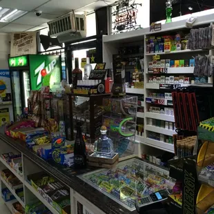 a view of a grocery store