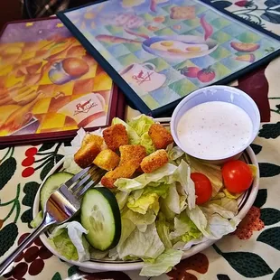 salads, food