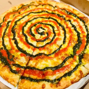 a pizza in a box