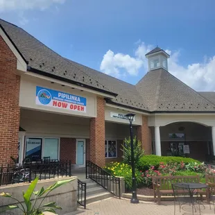 the front of the restaurant