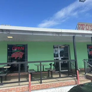 Front of the restaurant