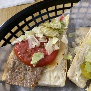 Palomilla Steak sandwich (thinnest of the world)