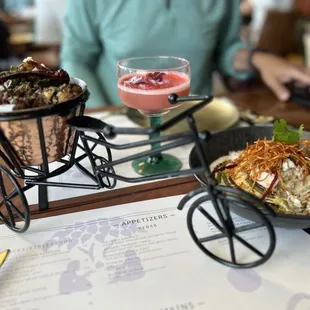 Red fort cocktail, GONGURA CHICKEN, DAHI VADA CHAAT