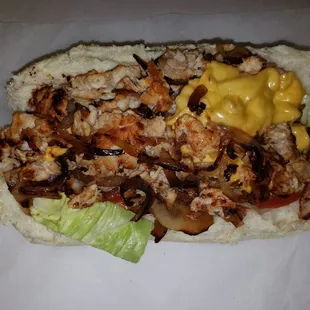 Chicken cheese steak