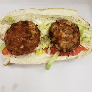 Homemade Maryland jumbo lump crabcake