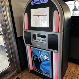 A roadside diner with a Jukebox