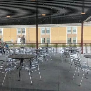 Patio, this half is covered