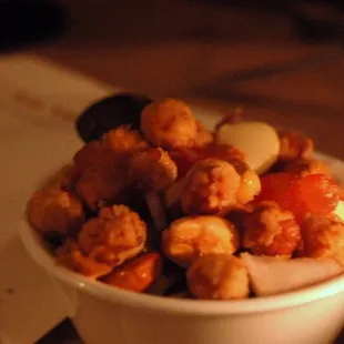 Fried Chickpea Salad