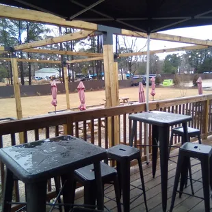 Don&apos;t feel pressured to be indoors; we have tons of outdoor seating.