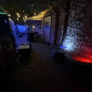 Outside seating area