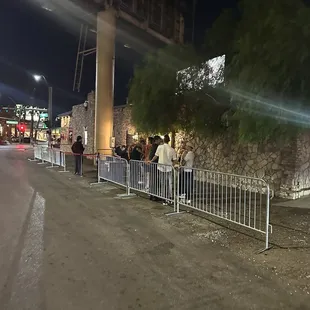 outside