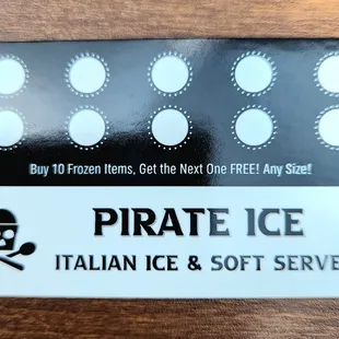 Buy 10, get 1 free!  Nice!!!   Ask for your punch card when you come in.