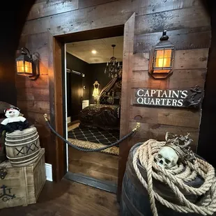 Captains quarters for the pirate king only.