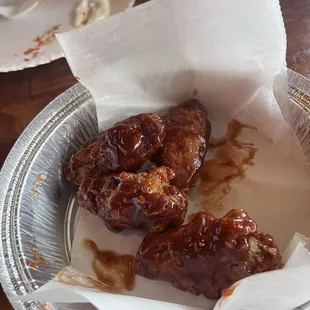 Bbq chicken wings