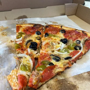 All that's left of the 18" Scallywag - a slice and a half.