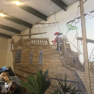 Pirate mural