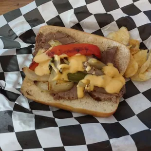 Philly cheesesteak