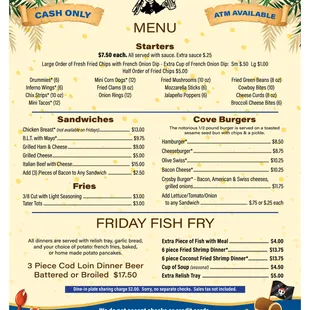 Enjoy all your favorites, but we&apos;re especially known for Friday Fish Fry!