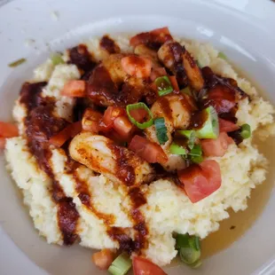 Bbq shrimp and grits