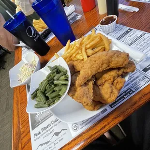 Chicken Tender dinner