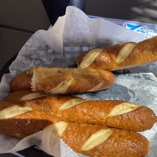 Warm Pretzels