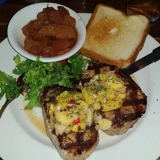Jerk Mango Pork Chops