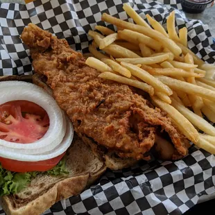 &quot;Famous Fried Jack Salmon sandwich&quot;... confusing but its just a fried fish patty (looked frozen) on bread, skip it