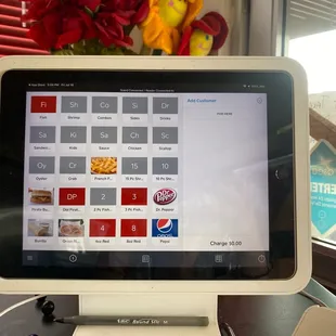 That's the menú and more go see it and try it yourself