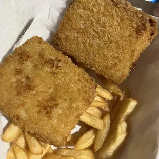 My fish, just square patty