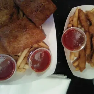 Fish,shrimp&amp;chips yum always come back for more secret sauce takes it to another level