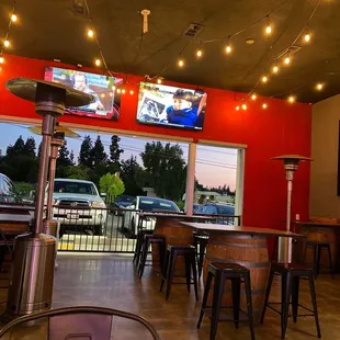 View from out seat. I like how open it is so it doesn't smell fishy  inside