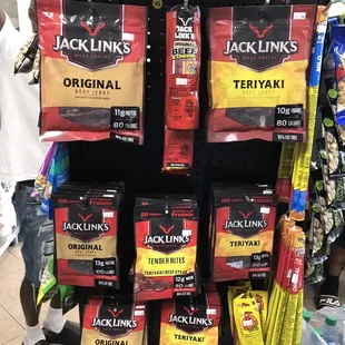 jacklinks on display in a store