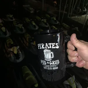 Large cup of Kraken and coke