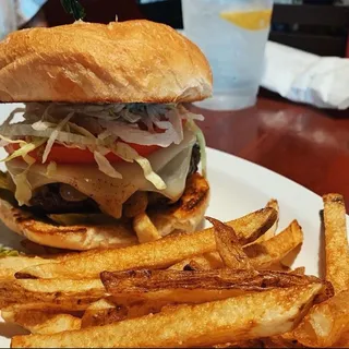 Mushroom Swiss Burger