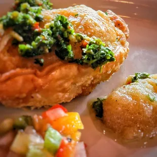 Empanadas, that garlic sauce and chimichurri were spectacular.