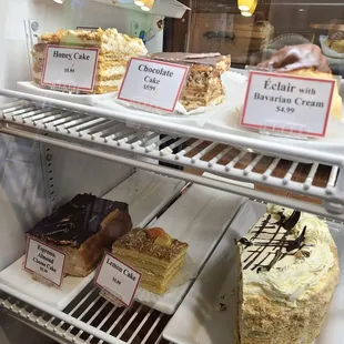 Just a corner of their desserts display. I ordered the last black forest cake. But those other two on the left, ill be back for