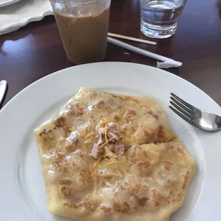 Ham and Cheese Crepe