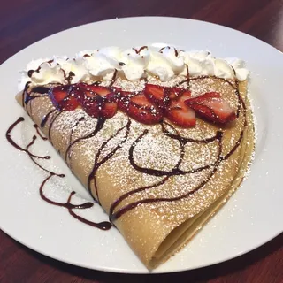 Strawberry and Nutella Crepe