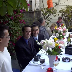 Banquet in garden - Head Table