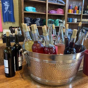 Inside the winery