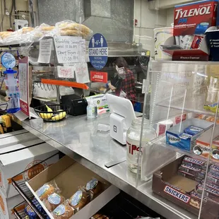 a variety of food items