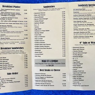 menu, sushi and sashimi