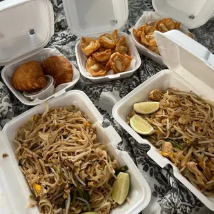 Chicken N1. Pad Thai A3. Crab Rangoon