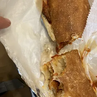 Chicken Parm Sun- pretty, pretty, pretty good. Sad which brought me to tears it was so freaking tasty!