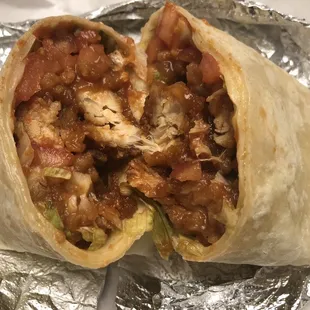 Honey Bbq Chicken Wrap