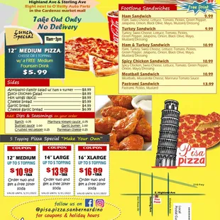 Menu &amp; Coupons 2021~5/31/2022